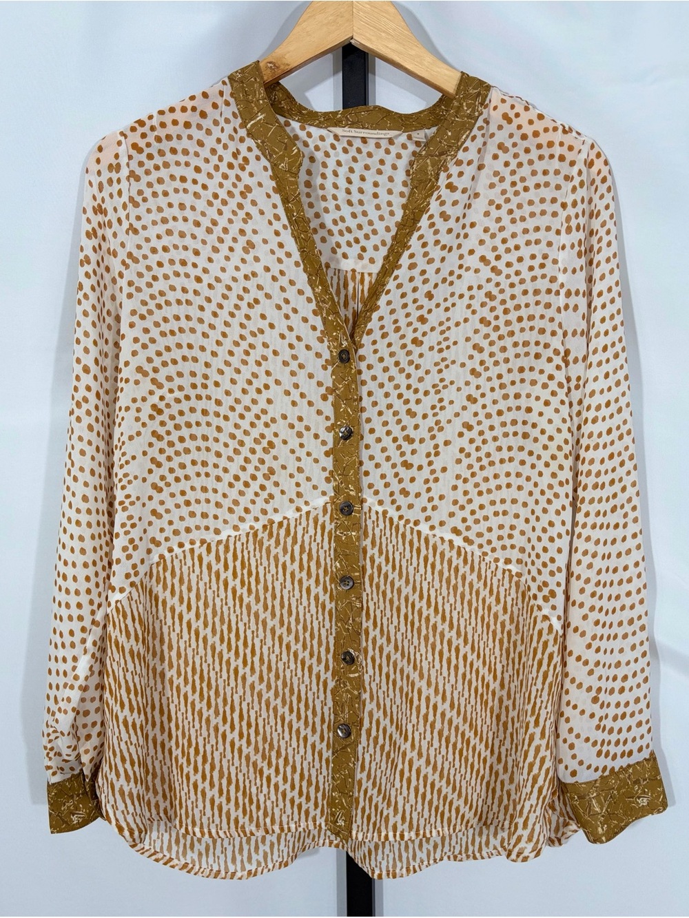 Soft Surroundings Eliza Blouse Women’s Size Small